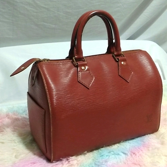 Louis Vuitton Handbags - Authentic Vintage Louis Vuitton Brown Epi Speedy 25 CODE: SP0947